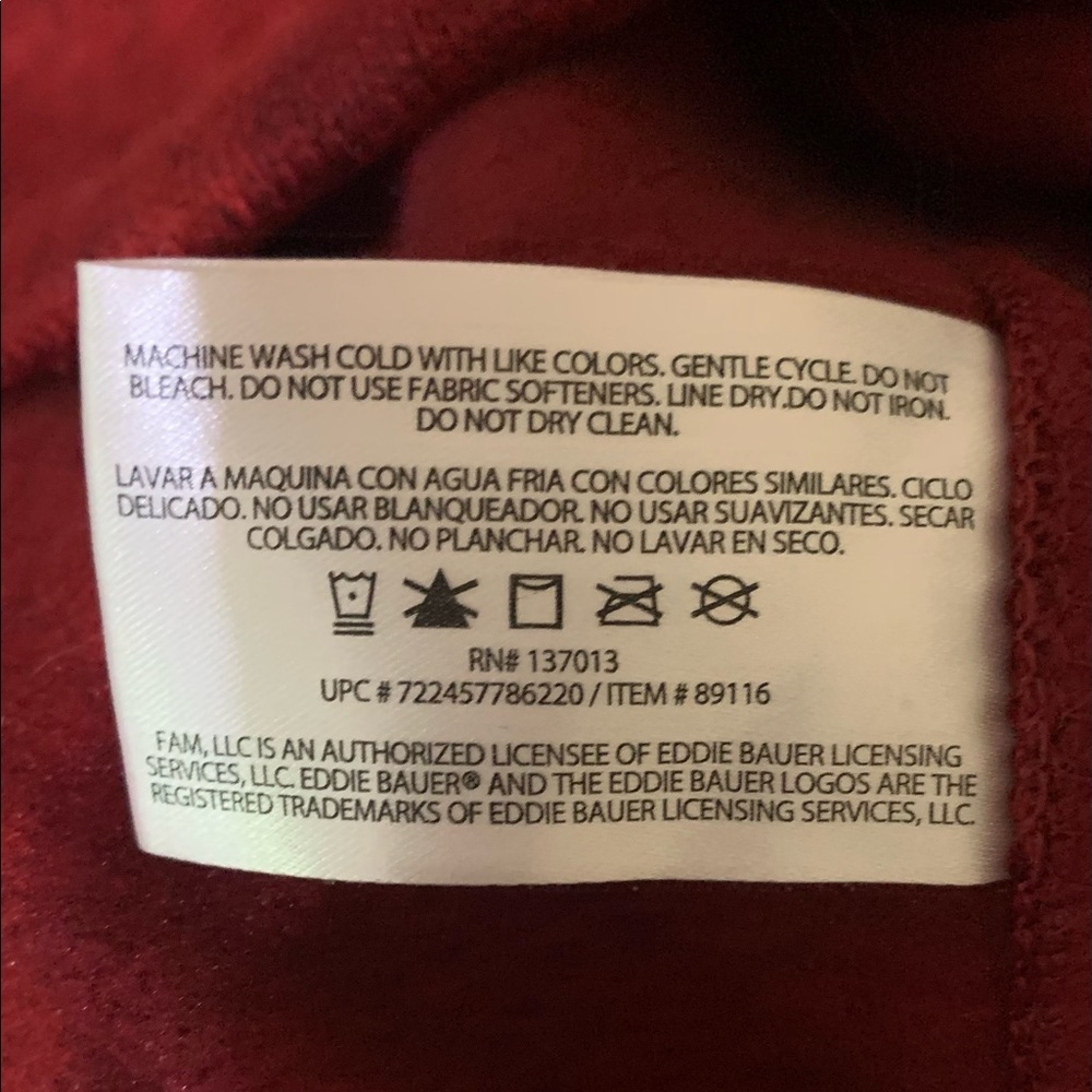 Eddie Bauer Men's Quarter Zip Sweater - Size XXL - Picture 6 of 8